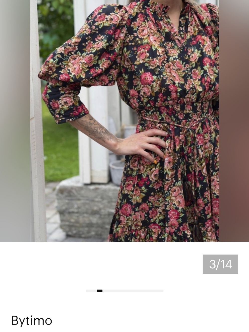 By Timo floral dress size M - Picture 3 of 16